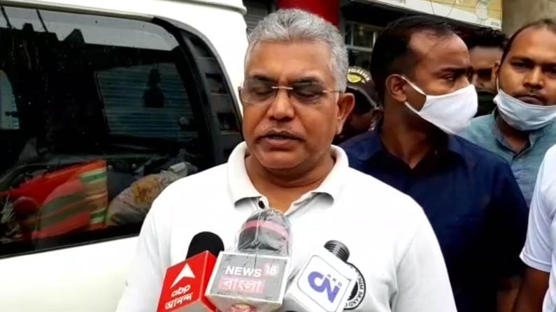 Dilip Ghosh alleges that no work is done by TMC after getting money from MP lad