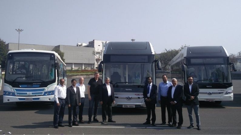 Tata with ISRO Green Bus