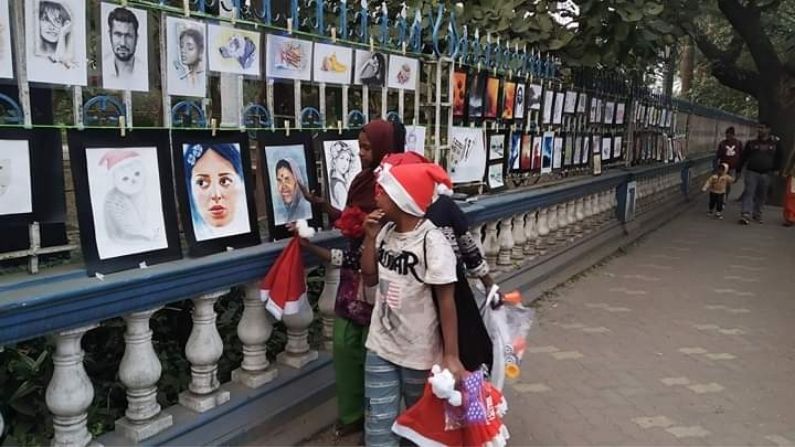 In Kolkata A Street Art Exhibition Organized by Chobiwala