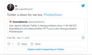Downdetector Twitter Down