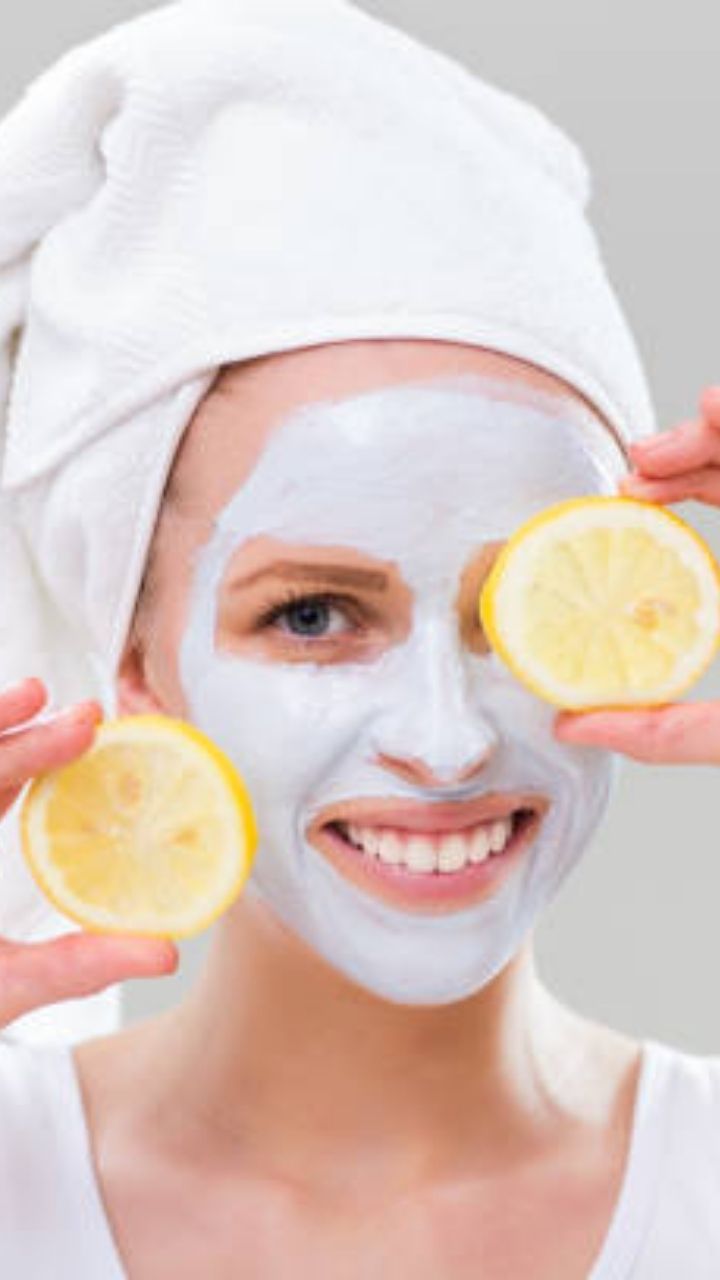 homemade lemon tan removal face pack