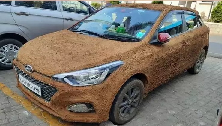 i20 Cow Dung Coating