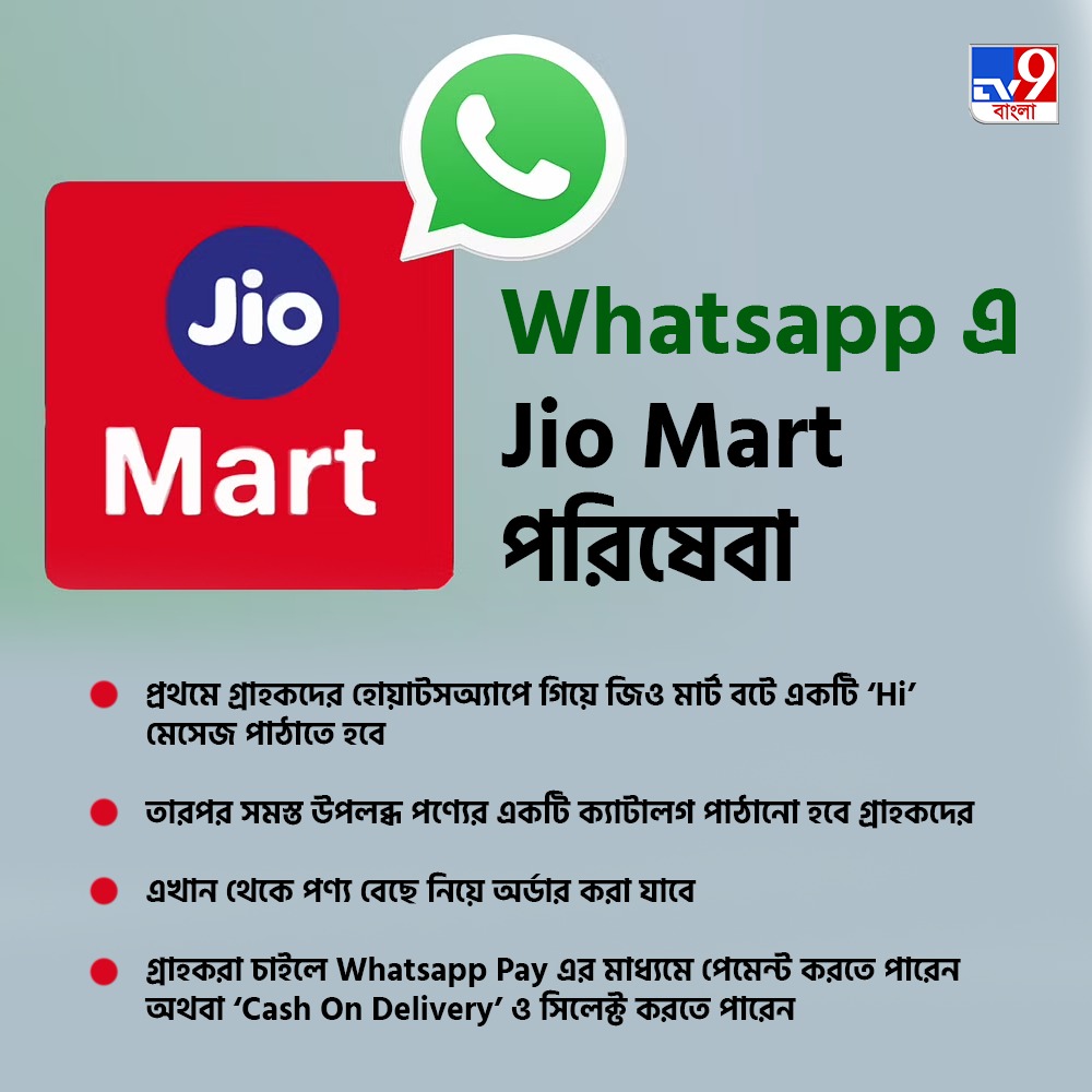 JioMart in Whatsapp, Grocery Shopping more easy!