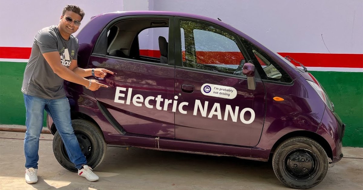 Tata Nano Electric Viral Pic