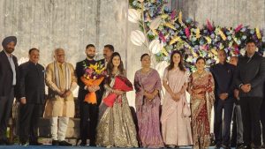 J.P Nadda's Son's marriage reception