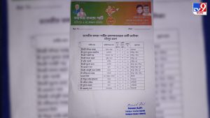 BJP candidate list