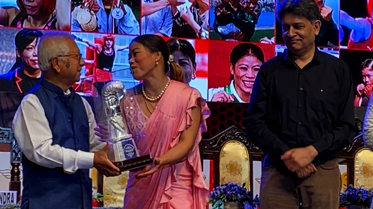 India's Legendary Boxer Mary Kom received PC Chandra Award