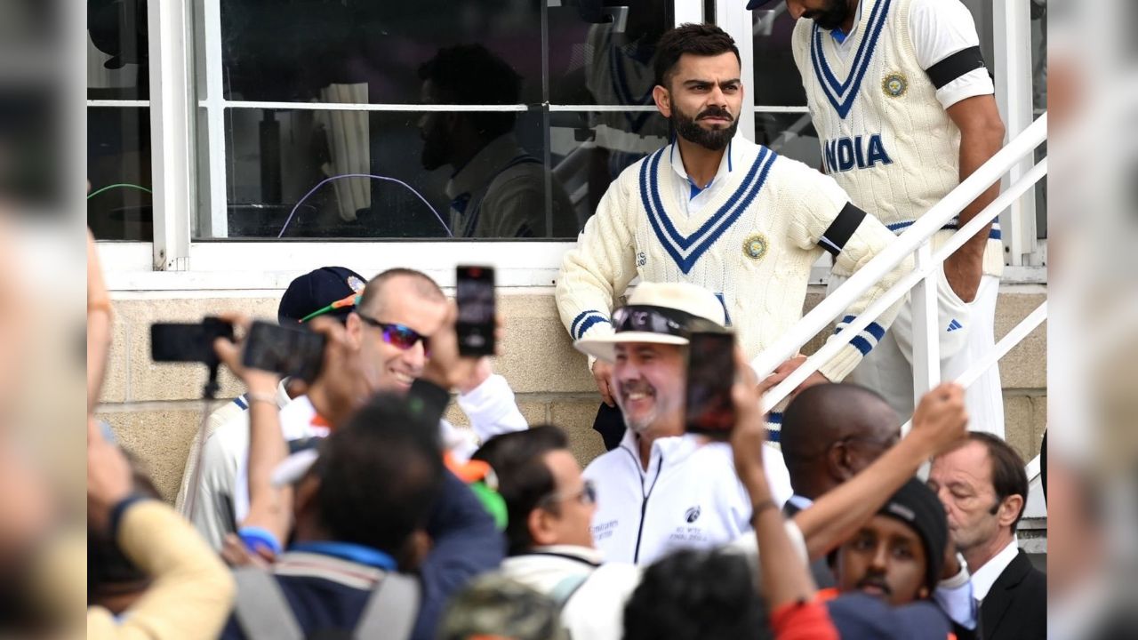 Virat Kohli has receive love from everywhere, during IND vs AUS WTC Final at oval fans are going crazy for Virat, see pics